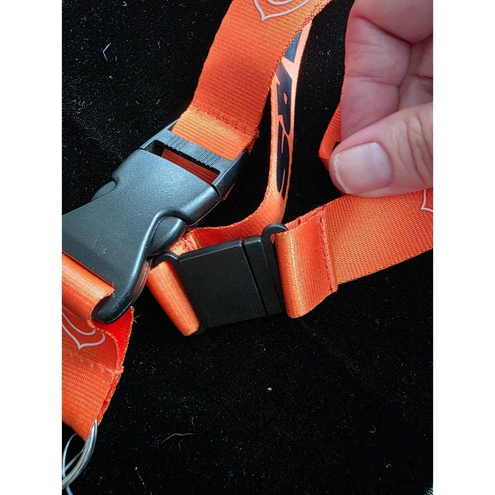 Aminco Chicago Bears Breakaway Lanyard Unisex OS Orange NFL Neck Key Ring